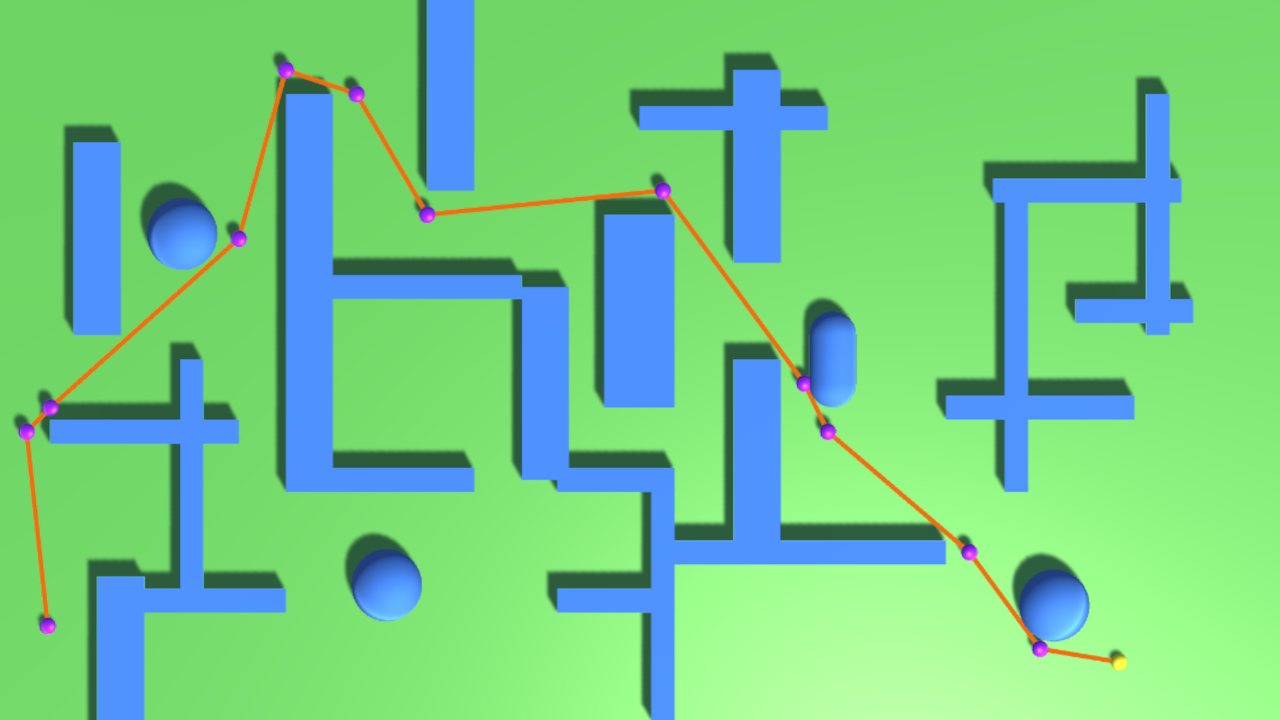 Theta Star Pathfinding